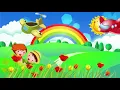 Download Lagu Cartoon field rainbow summer background - Cartoon kids
