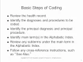 ICD-9-CM Basic Steps of Coding