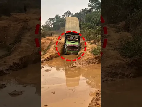 😭 ये देखो गड्ढे में ट्रक उतारकर ड्राइवर का बड़ा भारी!