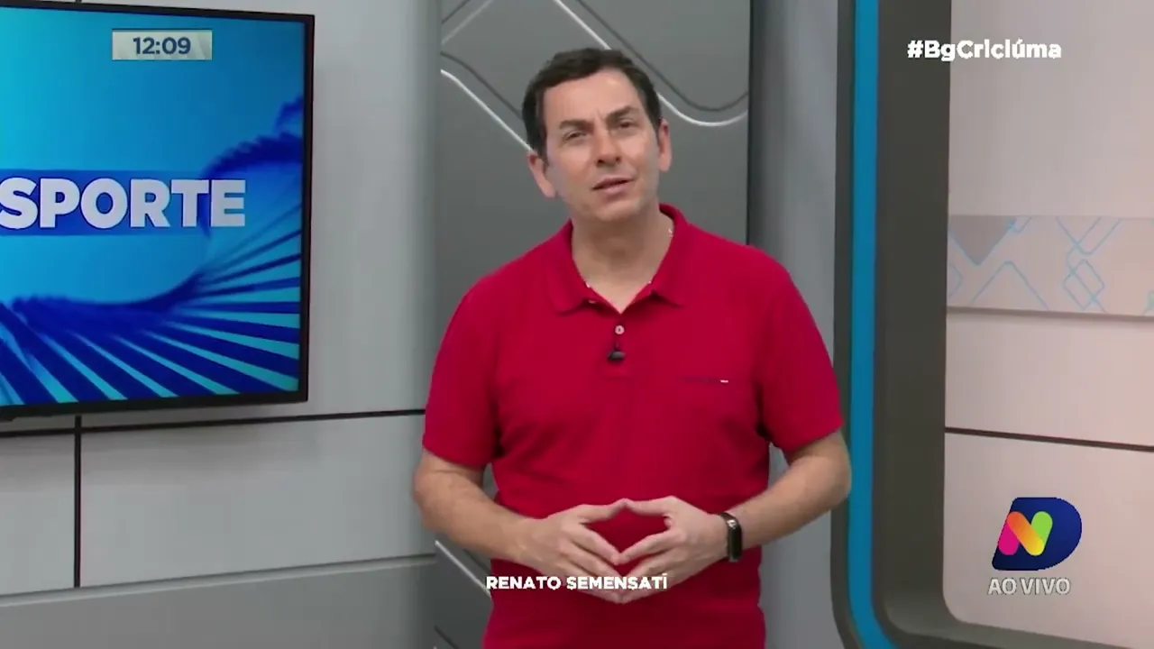 Renato Semensati destaca a vitória do Criciúma em cima do Grêmio