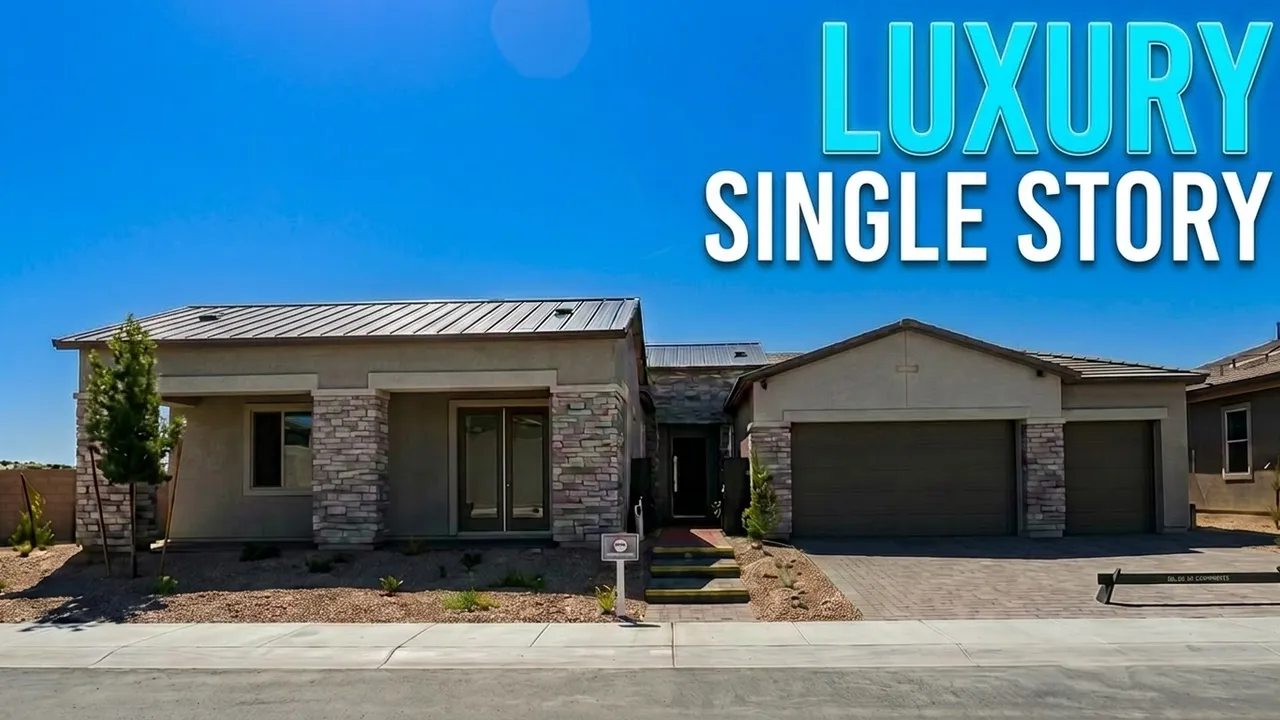 Fairview by Lennar - New Modern Luxury Homes For Sale Summerlin West - Juliet 3972 sf   - $1.99m+ -