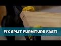 How to Fix Split Furniture with Wood Glue