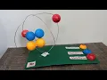 how to make atomic model project at home