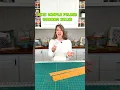 Use Mini Simple Folded Corners Ruler for Fast and Easy Binding