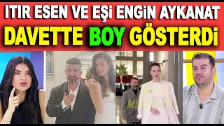 Yeni evli çift Itır Esen ve Engin Aykanat davette görüntülendi! Fena dile düştüler / Magazin Turu