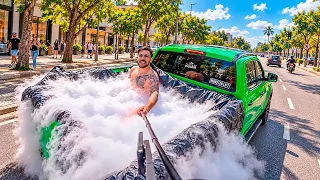 50 KG DE GELO SECO NA CAÇAMBA DA RAPTOR  * que loucura foi esse video *