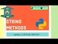 Replace and find Methods In Python Python in Hindi