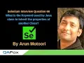 Selenium Interview Question 66 - Keyword for inheriting the properties of another Class in Java