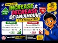 How to Increase Decrease Amounts by a Percentage