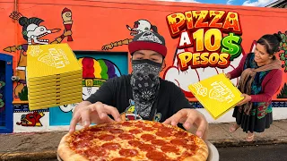 PROBANDO LA PIZZA más BARATA de México $10 pesos graffitie mi nuevo carácter 