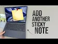 How to Add Another Sticky Note on Mac