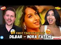 Download Lagu Introducing my husband to Nora Fatehi and now he has a new crush !!! DILBAR First time REACTION