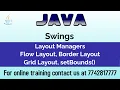 Layout Manager in Java Explained FlowLayout GridLayout BorderLayout setBounds in Swing