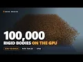 100 000 Rigid Bodies Fully on the GPU Zero-Readback Physics in a Path-Traced Engine