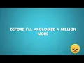 Rubben Studdard-Sorry (Lyrics)