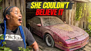 Daughter Surprised With Father's Dream Firebird CLEANED After 30 YEARS! *BEST REACTION EVER!*
