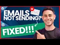 How to Fix WordPress Not Sending Email Issue SMTP Server Setup Tutorial
