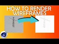 How to render Wireframes - Cinema 4D 2023