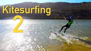 Learning to Kite surf. More difficult than you think! Sailing Ocean Fox Ep 206