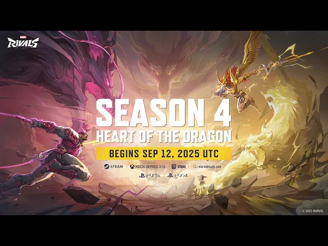 Season 4: The Heart of the Dragon Official Trailer | Clashes unfold Sept 12, 2025 | Marvel Rivals