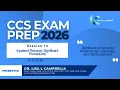 2026 CCS Exam Prep-Session 14 Significant Procedures