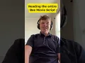 The Bee Movie Script - Yap Edition