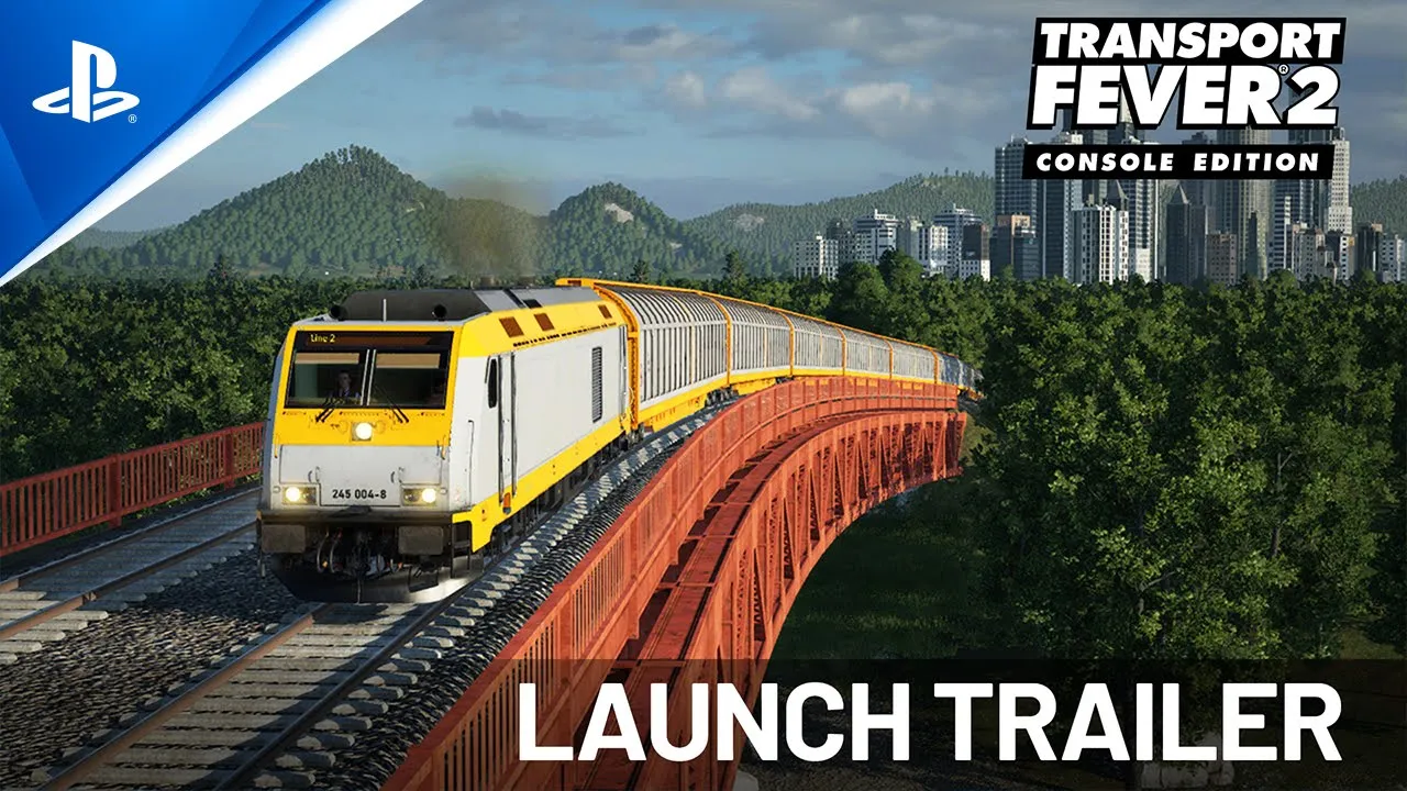 Transport Fever 2: Console Edition - Launch Trailer | PS5 & PS4 Games