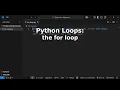 Python Loops Master the for Loop