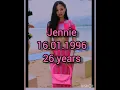 Download Lagu Blackpink members age and birth date #lisa #rosé #jennie #jisoo #blackpink
