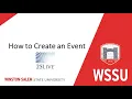 How to Create an Event 25Live