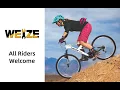 WEIZE Dual Suspension MTB - 5 18 Speed Hybrid Ride for All Terrain
