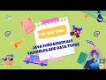Java Fundamentals for Selenium Automation - Variables Data Types