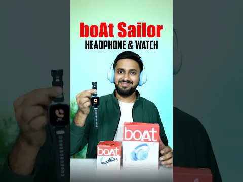 Pasanga Watch & Headphones la ivlo features a?😱 boAt Sailor Nav Watch & Sailor Play Headphones🔥