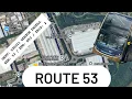 BUS ROUTE 53 TIME POINT AND DESTINATION BLIND CHANGE