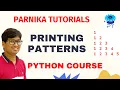 L 30 Python Program to Print Half Pyramid Using Numbers Printing Patterns in Python