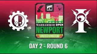 Warhammer 40,000 Grand Tournament - Newport - Round 6 - Adeptus Custodes vs. Adeptus Mechanicus