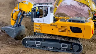 Amazing RC Trucks and RC Excavators at work !! :)