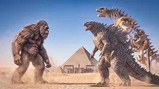 Ultimate Godzilla, Muscular Titan, Skeleton Monsters & Mechs Showdowns by Dazzling Divine