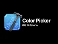 Use a Color-picker in iOS
