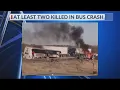 DPS Wrong-way driver crashed head on with Andrews ISD bus in West Texas no students among 2 dead