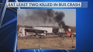 DPS Wrong-way driver crashed head on with Andrews ISD bus in West Texas no students among 2 dead