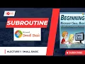 Subroutine in Small Basic Programming Tutorial for Beginners
