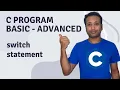 C Program English Tutorial 53 Switch Conditional Control Statement