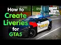 How to Create Custom Liveries How to Install Liveries GTA5 LSPDFR Modding