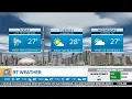 Some cloud cover and a change of isolated showers