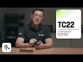 Vídeo Coletor de Dados Zebra TC22 2D QR Code Imager SE4710 - Touch 6 Polegadas, Qwerty, Wi-Fi 6, Bluetooth, Câmera 16MP, Android 13