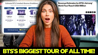 the arirang world tour breaks a world record with revenue reaching 1 billion 