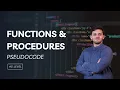 Functions Procedures in Pseudocode AS Level Computer Science 9618 Paper 2