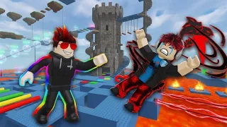 TROL ADIKKU DI PARKOUR PELUK!! ROBLOX
