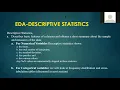 EDA DESCRIPTIVE STATISTICS IN SPSS AND PYTHON SESSION-1